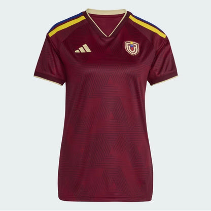 Camisola Venezuela FEMININA principal Copa do Mundo 2026 - vinho