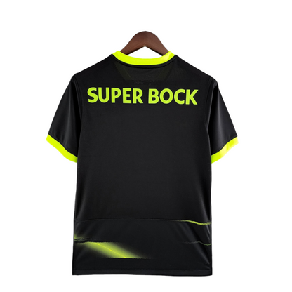 Camisola alternativa 2022/23 Preta e Verde retrô