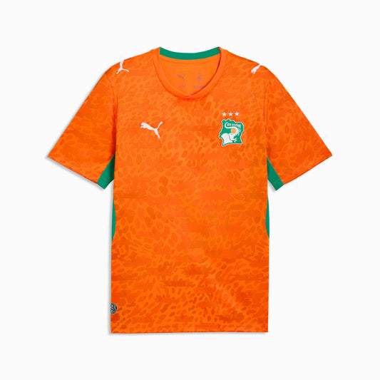 Camisola Seleção da Costa do Marfim principal laranja - Copa do Mundo 2026