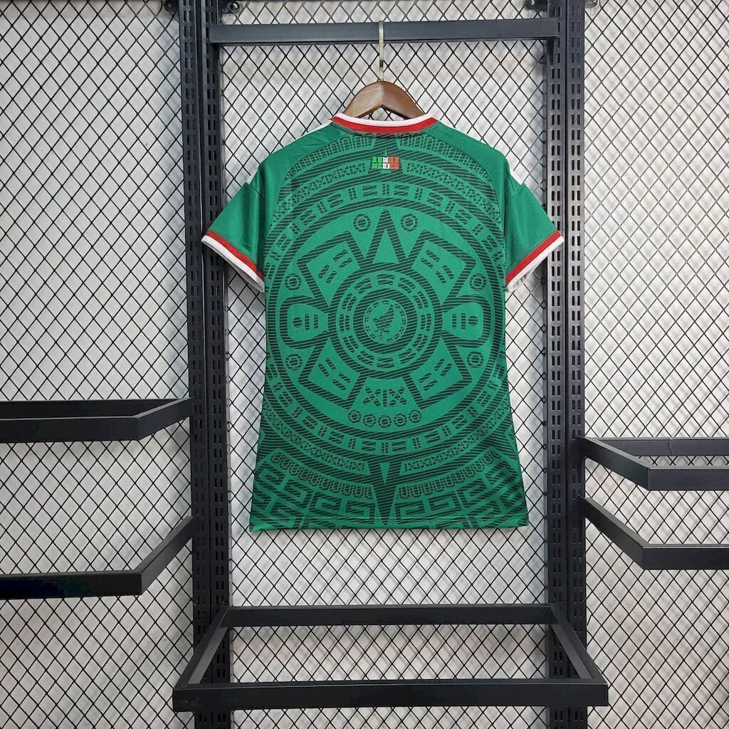 Camisola México FEMININA principal Copa do Mundo 2026 - verde