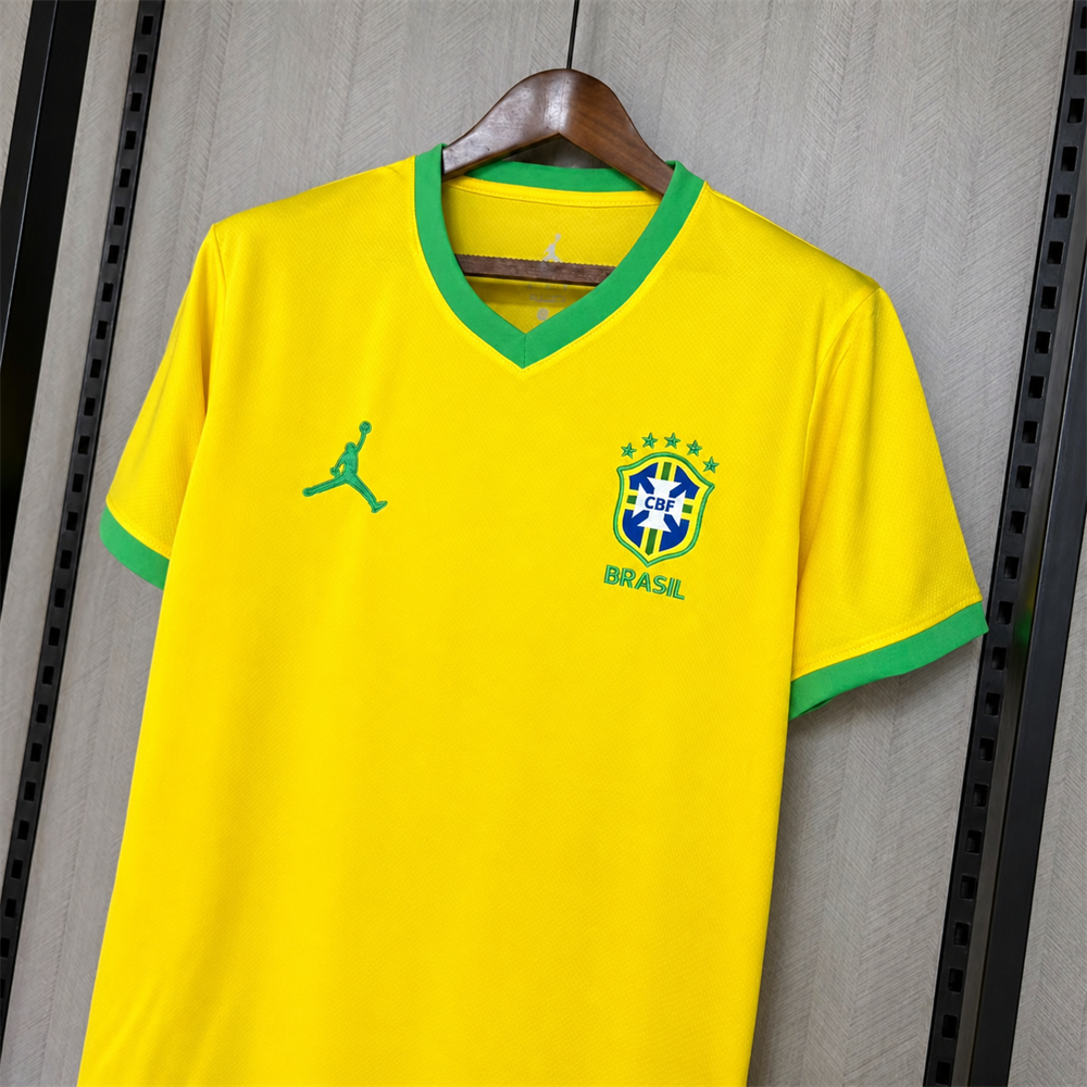 Camisola Brasil Jhordan Amarela 2026