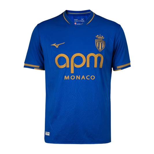 Camisola AS Mônaco alternativa azul 2025/26