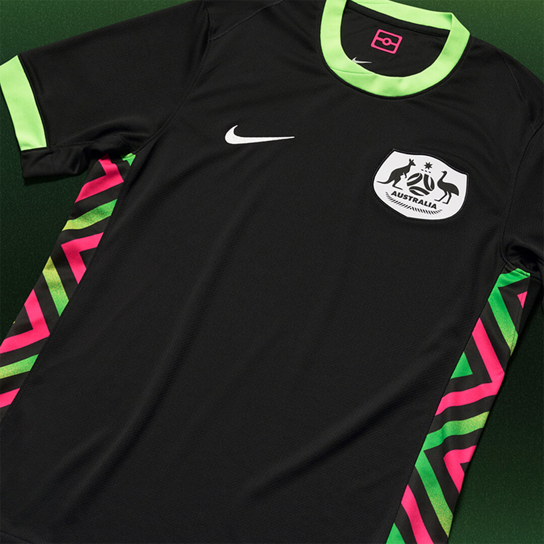 Camisola Seleção da Australia alternativa preta - Copa do Mundo 2026