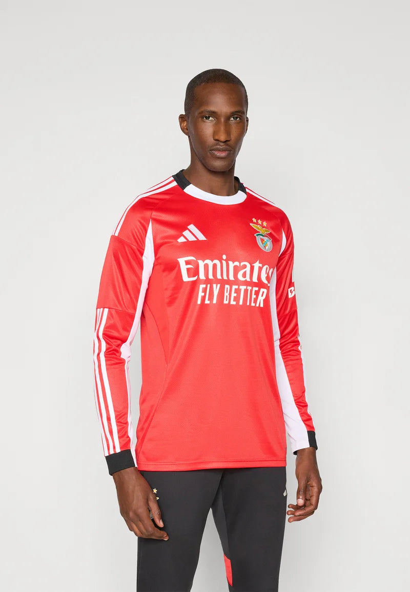 Camisola principal MANGA COMPRIDA vermelha 2025/26