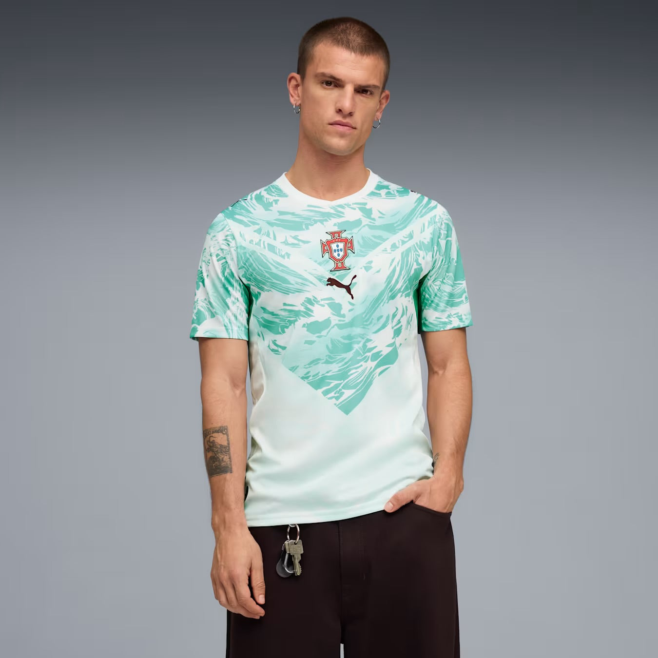 Camisola Seleção Portugal alternativa azul COPA DO MUNDO 2026