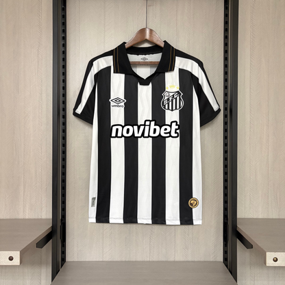 Camisola Santos Away 2026/27 branca/preto