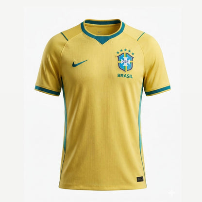 Camisola Brasil Amarela Home Copa do Mundo 2026