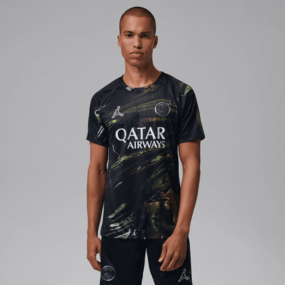 Camisola PSG jordan 2026 Night Edition preta - LANÇAMENTO