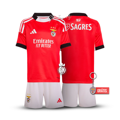 Conjunto infantil PRINCIPAL vermelho 2025/26