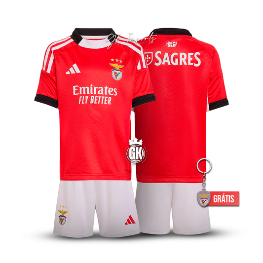 Conjunto infantil PRINCIPAL vermelho 2025/26