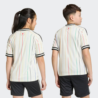 Conjunto infantil Seleção Japão alternativo branco COPA DO MUNDO 2026
