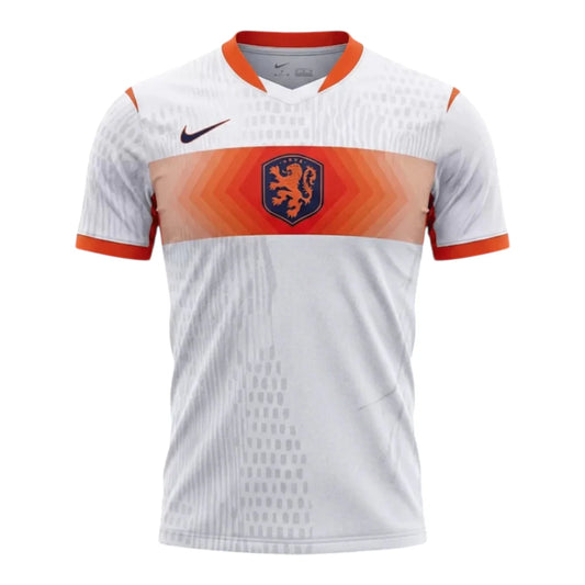 Camisola Seleção da Holanda alternativa branca - Copa do Mundo 2026