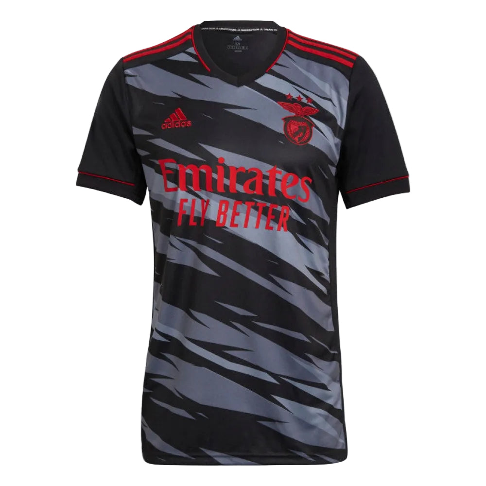 Camisola S L B retrô terceira CINZA e PRETA 2021/22