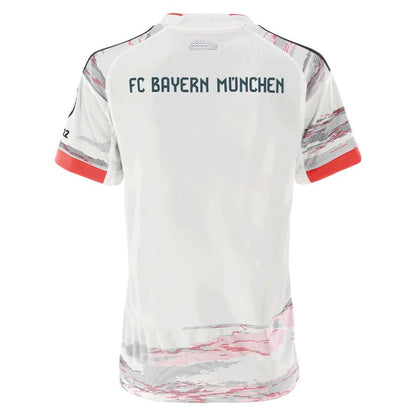 Camisola Bayern De Munique FEMININA alternativa branca 2025/26