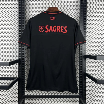 Camisola S L B retrô terceira CINZA e PRETA 2021/22