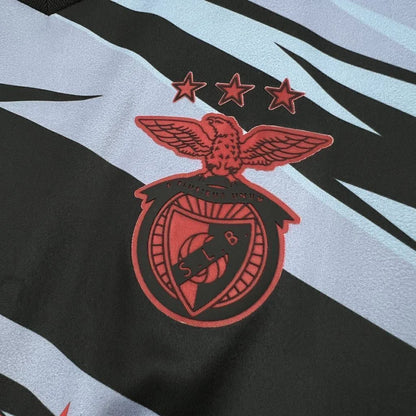Camisola S L B retrô terceira CINZA e PRETA 2021/22