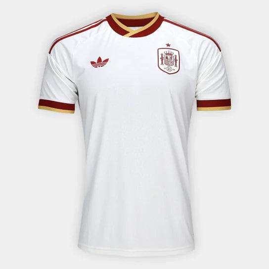 Camisola Seleção da Espanha alternativa branca - Copa do Mundo 2026