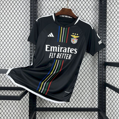 Camisola S L B retrô alternativa preta 2023/24