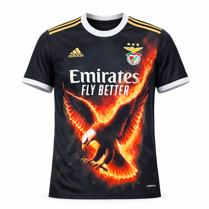 Camisola S L B concept ÁGUIA preta 2025/26 - exclusiva