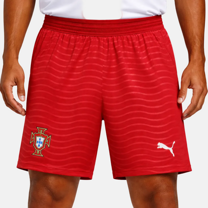 Calção adulto Seleção Portugal vermelho Home COPA DO MUNDO 2026/27