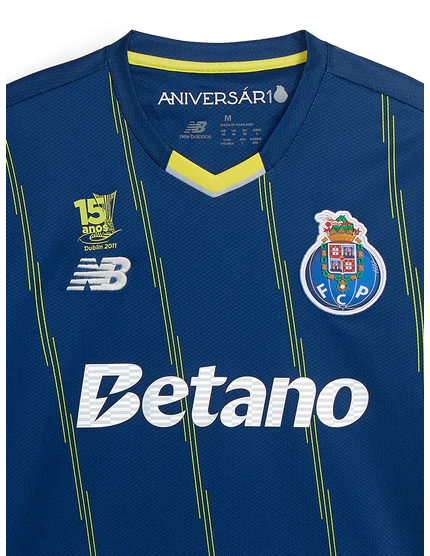 Camisola quarto equipamento 2026/27 azul – COM BADGE CELEBRAÇÃO LIGA EUROPA DUBLIN