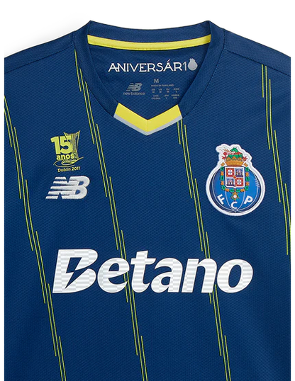 Camisola quarto equipamento 2026/27 azul – COM BADGE CELEBRAÇÃO LIGA EUROPA DUBLIN