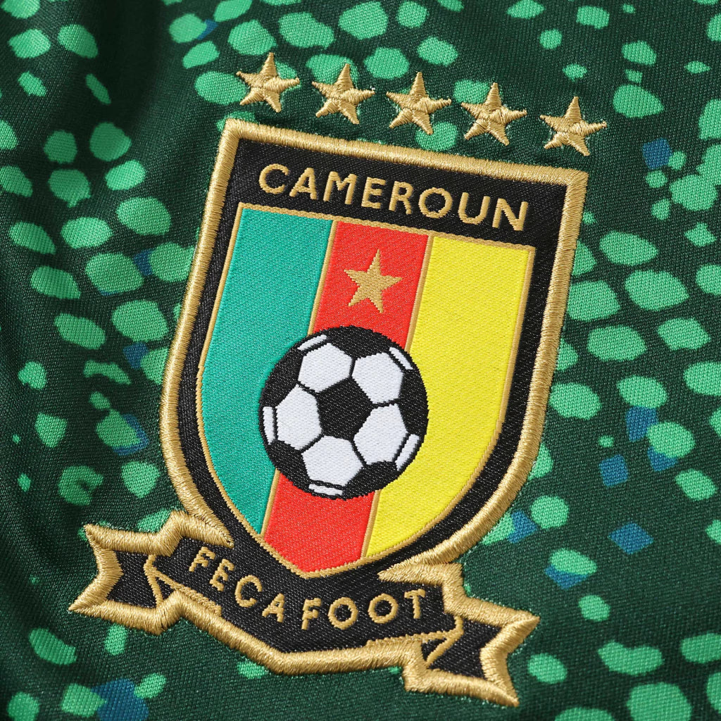 Camisola Seleção de Camarões principal verde - Copa do Mundo 2026