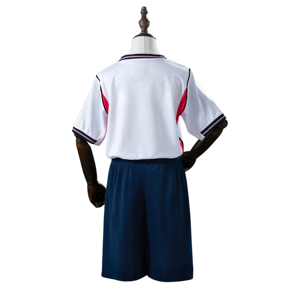 Conjunto infantil Seleção Inglaterra principal branca COPA DO MUNDO 2026
