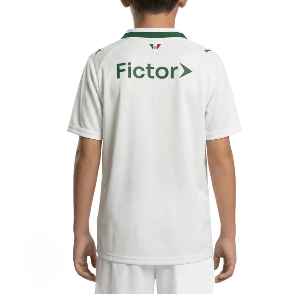 Conjunto Infantil Palmeiras alternativa branca 2026/27