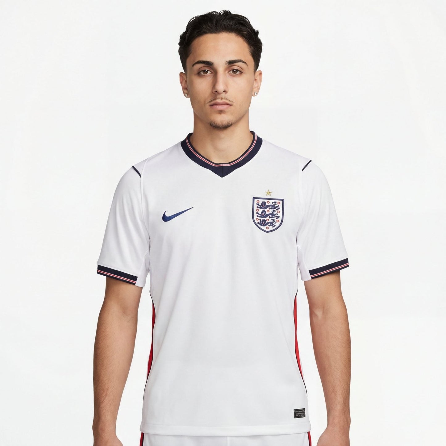 Camisola Seleção da Inglaterra principal branca - Copa do Mundo 2026
