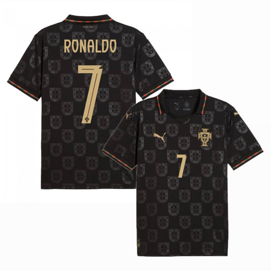 Camisola Seleção Portugal RONALDO 7 edição especial pantera negra EUSÉBIO 2026/27 - ADEPTO