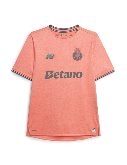 Camisola segundo equipamento rosa 2025/26 simbolo bordado