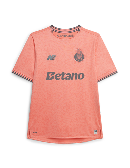 Camisola segundo equipamento rosa 2025/26 simbolo bordado