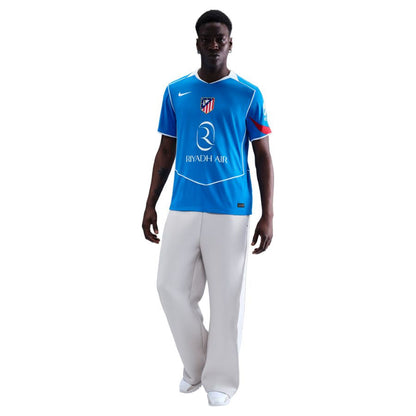 Camisola Atlético Madrid terceiro equipamento azul 2025/26