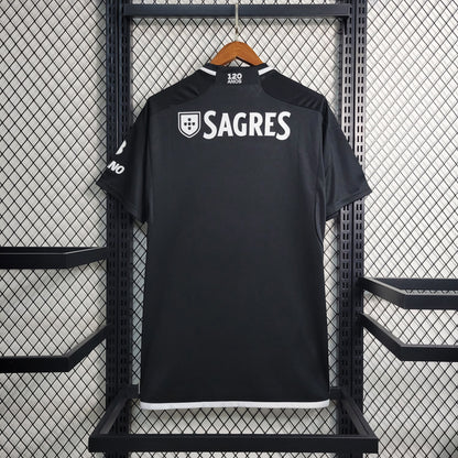 Camisola S L B retrô alternativa preta 2023/24