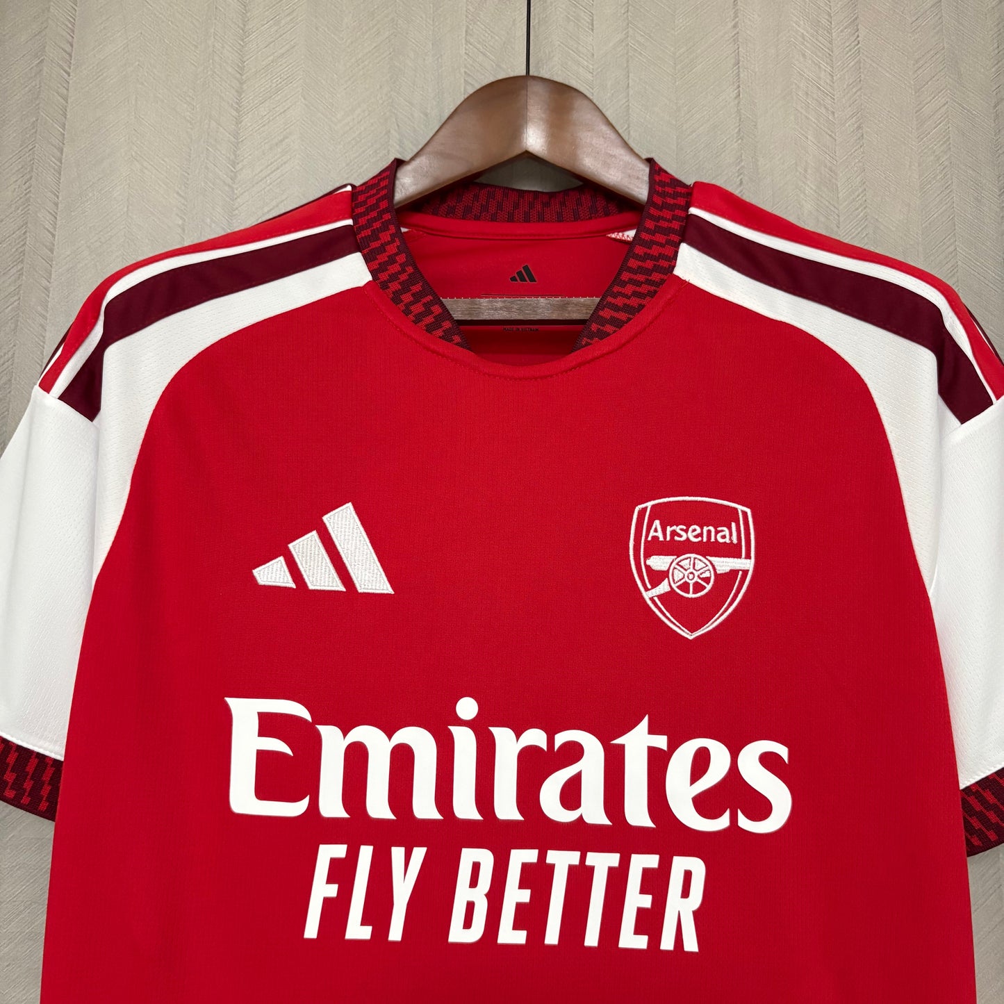 Camisola Arsenal principal vermelha 2026/27
