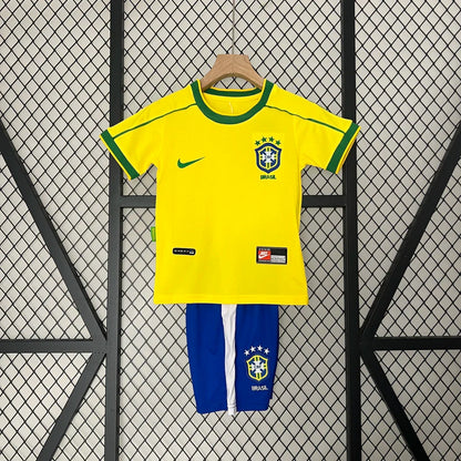 Conjunto Infantil retrô Brasil principal 1998 - amarela