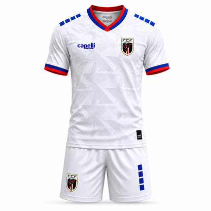 Conjunto Infantil Cabo Verde alternativa Copa do mundo 2026 - branca