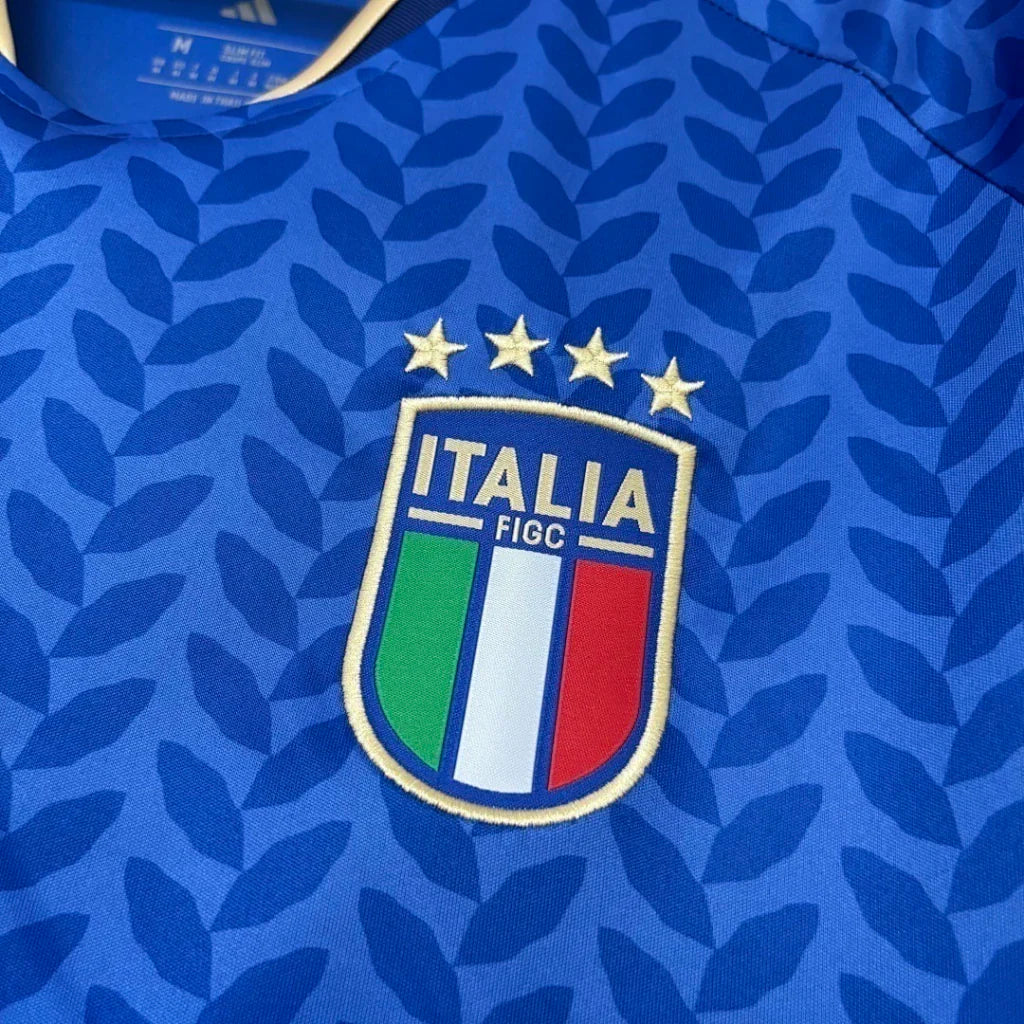 Camisola Seleção da Itália MANGA LONGA principal azul - Copa do Mundo 2026