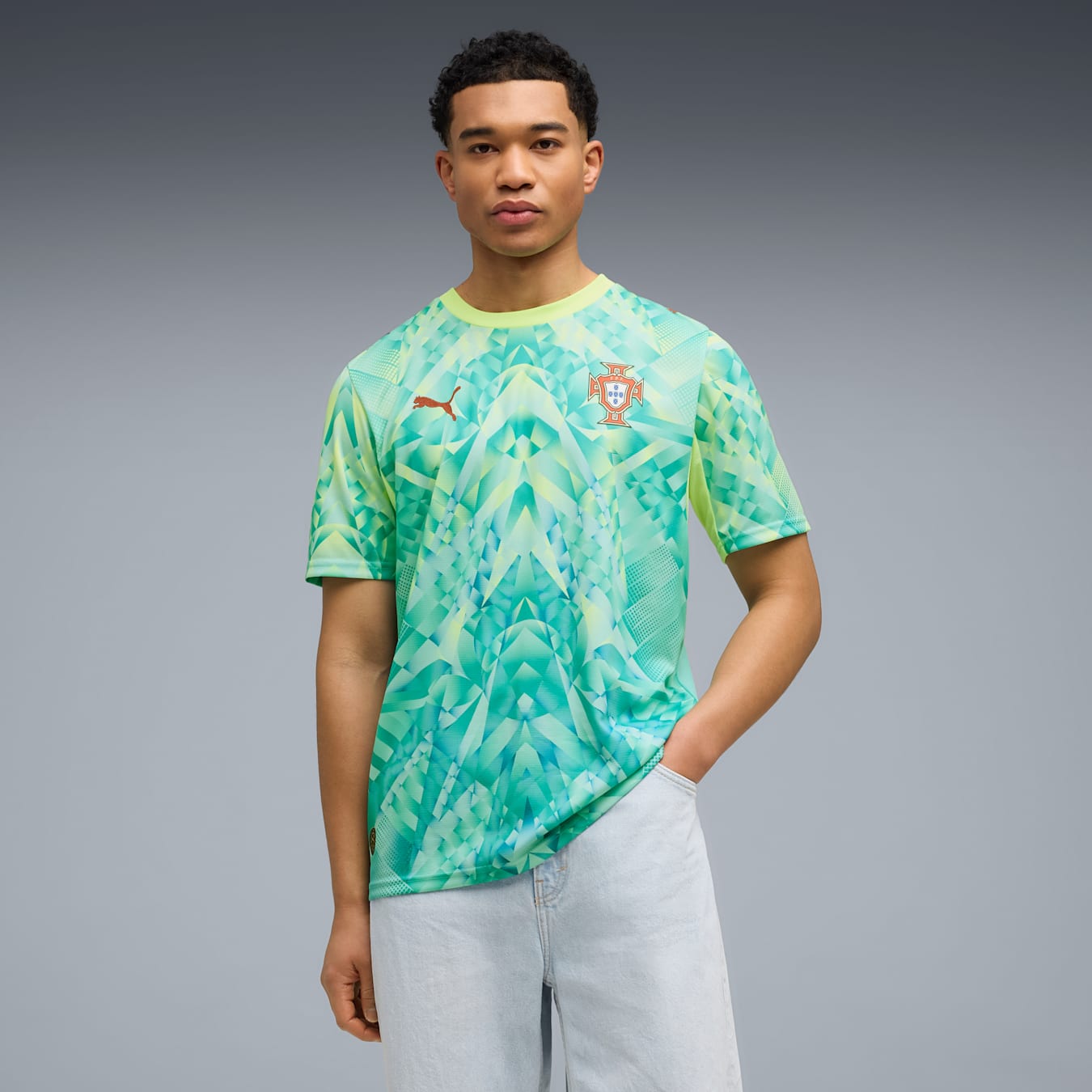 Camisola Seleção de Portugal Guarda Redes Aquatic verde - COPA DO MUNDO 2026