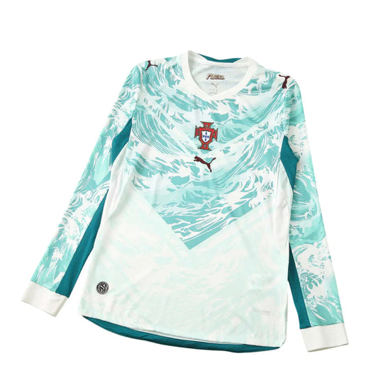 Camisola Seleção Portugal MANGA LONGA alternativa azul copa do mundo 2026