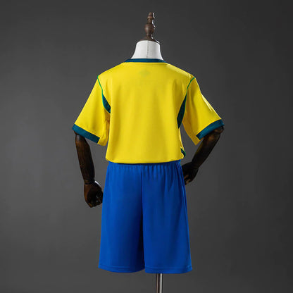 Conjunto Infantil Brasil principal Copa do mundo 2026 - amarela