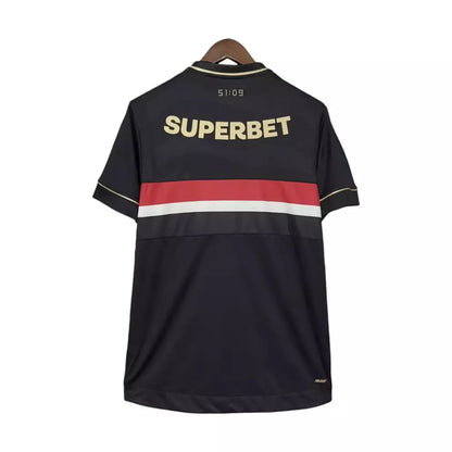 Camisola São Paulo alternativa preta  2025/26