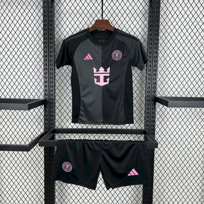 Conjunto Infantil Inter Miami home preta 2025/26