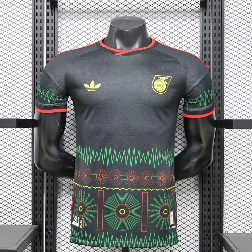 Camisola Jamaica alternativa copa do mundo 2026 preta - PLAYER