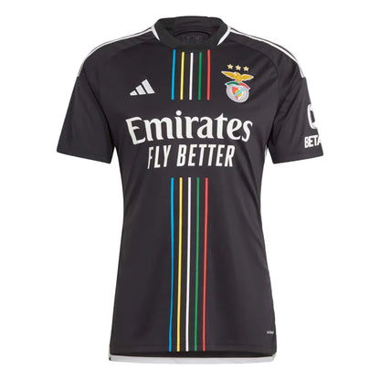 Camisola S L B retrô alternativa preta 2023/24