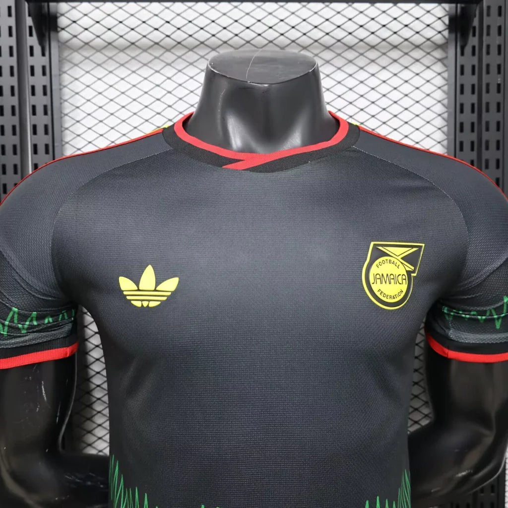 Camisola Jamaica alternativa copa do mundo 2026 preta - PLAYER