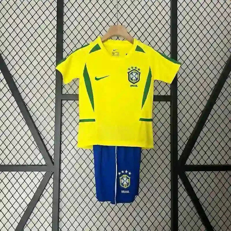 Conjunto Infantil retrô Brasil principal 2002 - amarela