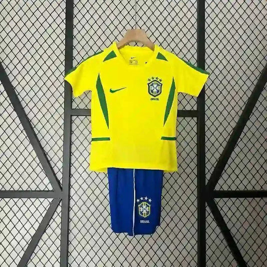 Conjunto Infantil retrô Brasil principal 2002 - amarela