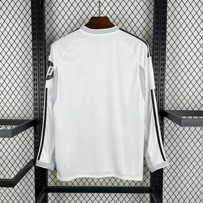 Camisola Real Madrid branca Home 2025/26 - MANGA LONGA